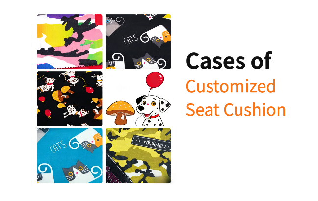 Cas de coussin de siège personnalisé pour fauteuils roulants pour enfants