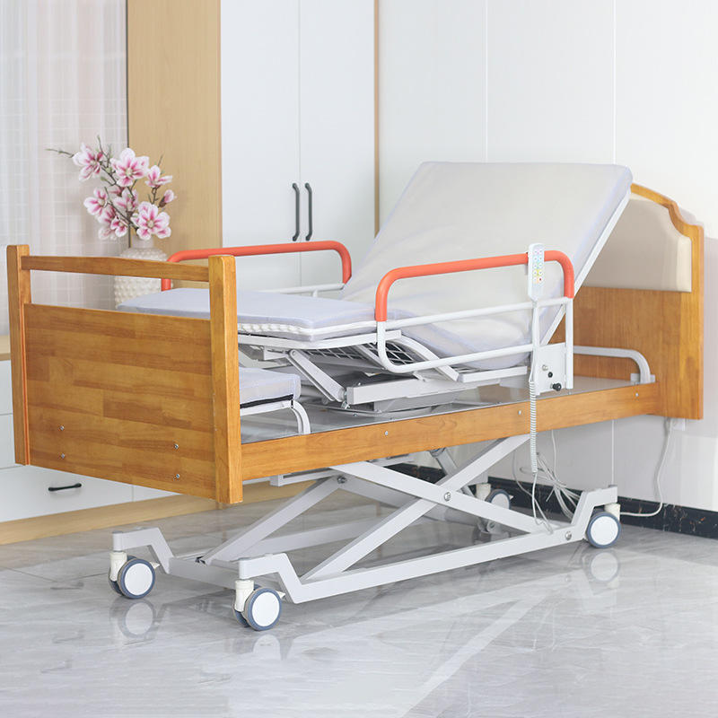  Luxury Home Care Electric Rotary Nursing Bed Rotation Hospital Bed for Nursing Home