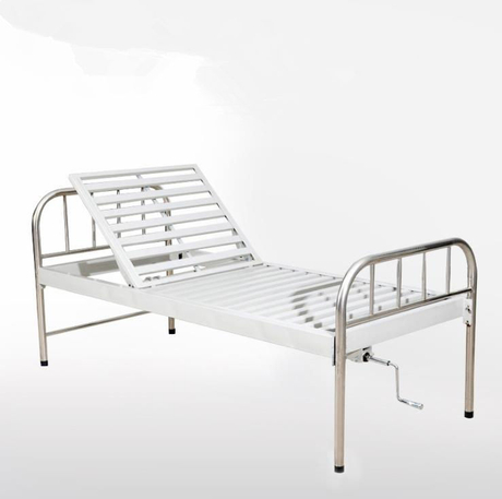Lit en acier en acier inoxydable lit médical infirmier lit hôpital lit