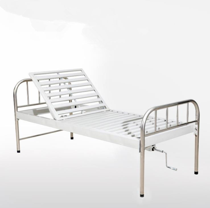 Lit en acier en acier inoxydable lit médical infirmier lit hôpital lit