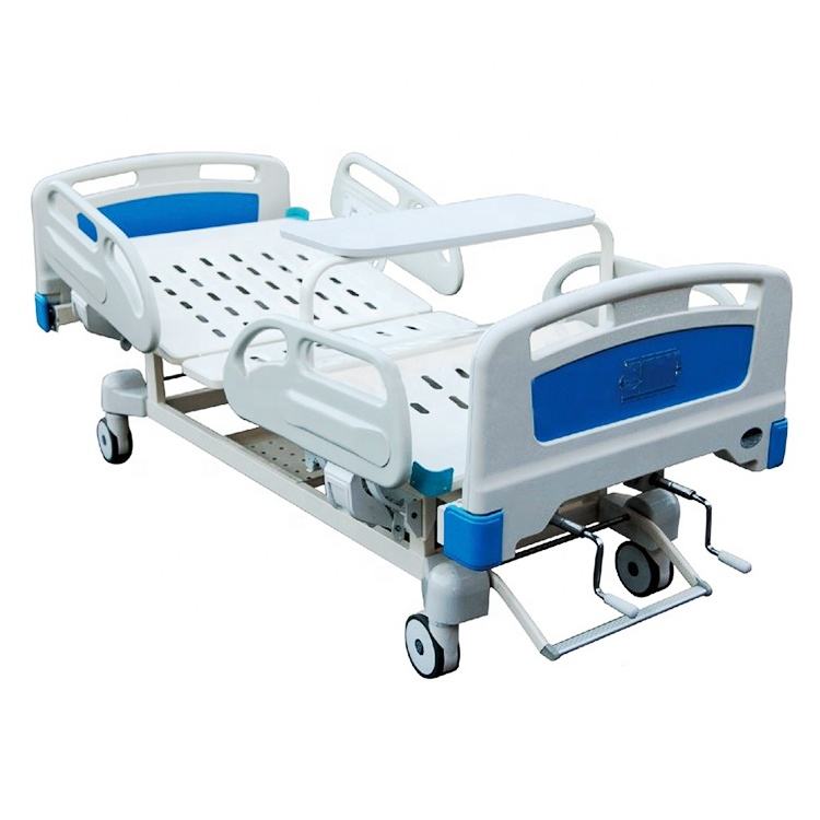 Équipement de l'hôpital Central contrôlé 2 Cranks Manual Hospital Lit