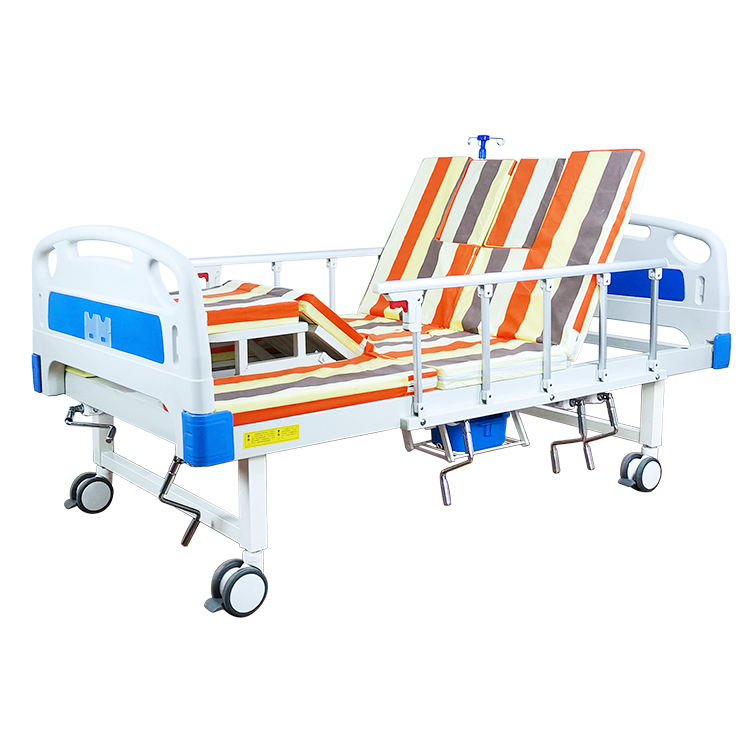Vendre à chaud lit multifonctionnel lit d'hôpital manuel de lit de lit de transfert d'hôpital avec toilettes automatiques avec toilettes