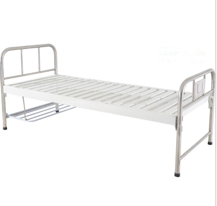Lit en acier en acier inoxydable lit médical infirmier lit hôpital lit