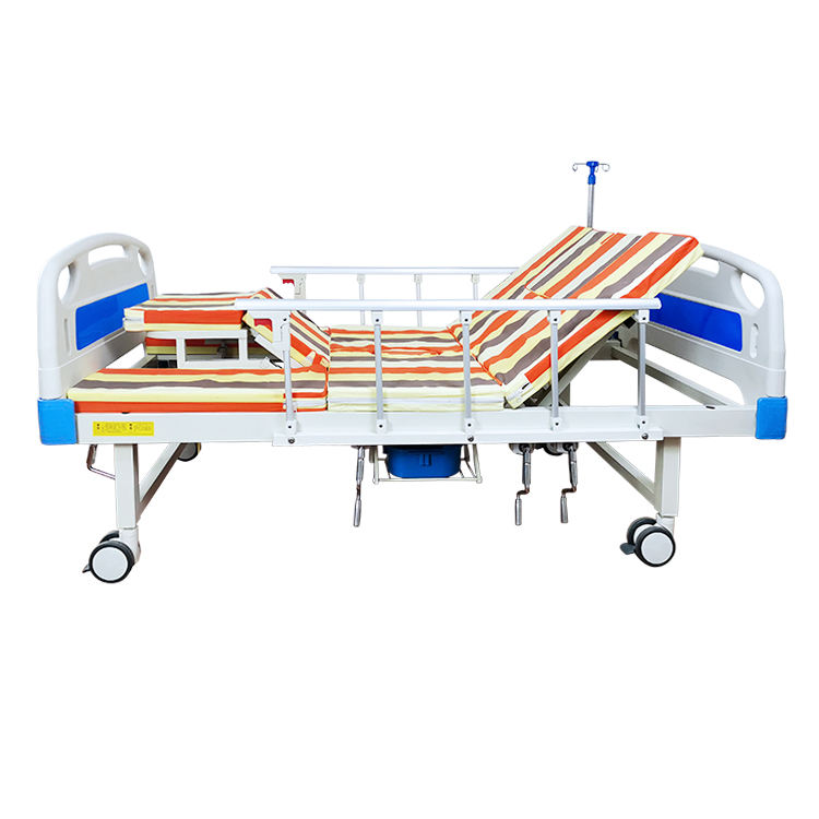 Vendre à chaud lit multifonctionnel lit d'hôpital manuel de lit de lit de transfert d'hôpital avec toilettes automatiques avec toilettes