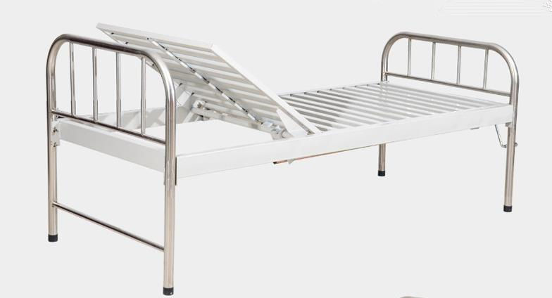 Lit en acier en acier inoxydable lit médical infirmier lit hôpital lit