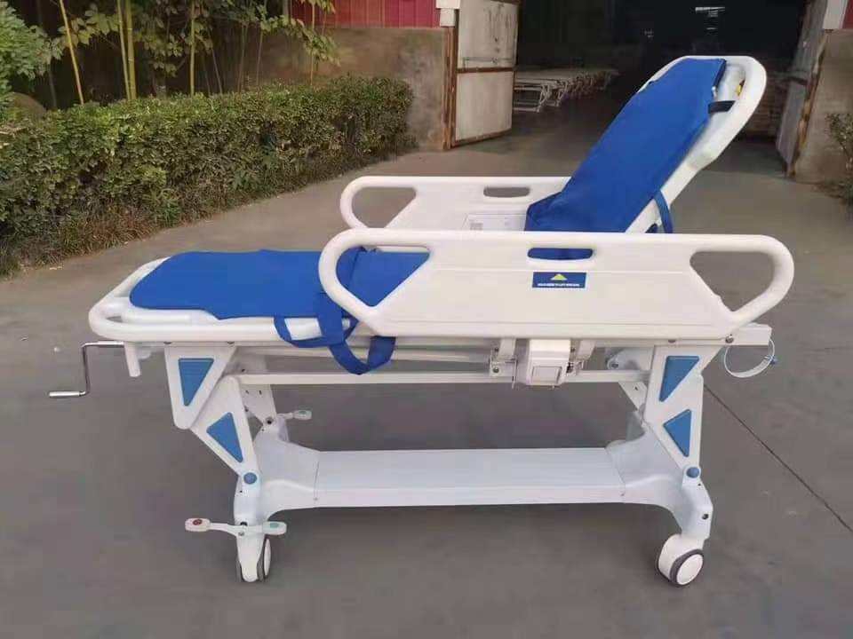 Hôpital Emergency Aid Aid USU Luxueux véhicule plat de transfert de patient de transfert d'équipement de transfert d'ambulance pour le patient chambre de patient