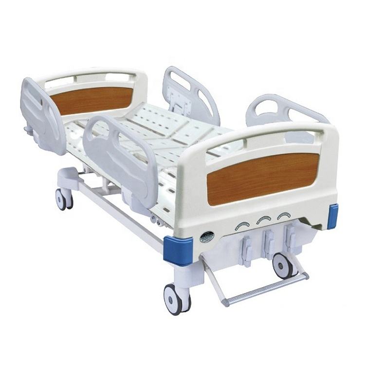 Équipement de l'hôpital Central contrôlé 2 Cranks Manual Hospital Lit