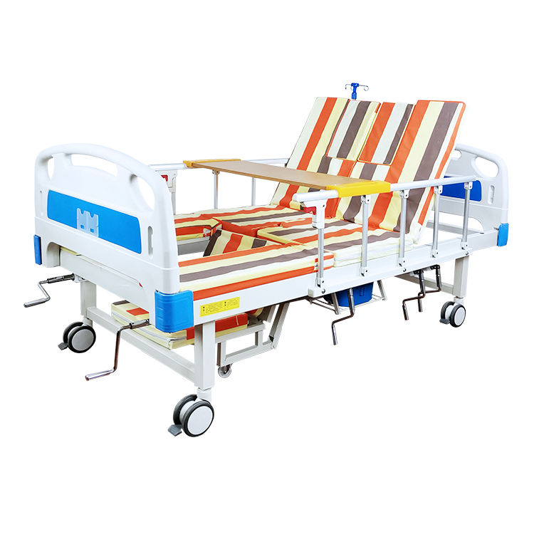 Vendre à chaud lit multifonctionnel lit d'hôpital manuel de lit de lit de transfert d'hôpital avec toilettes automatiques avec toilettes