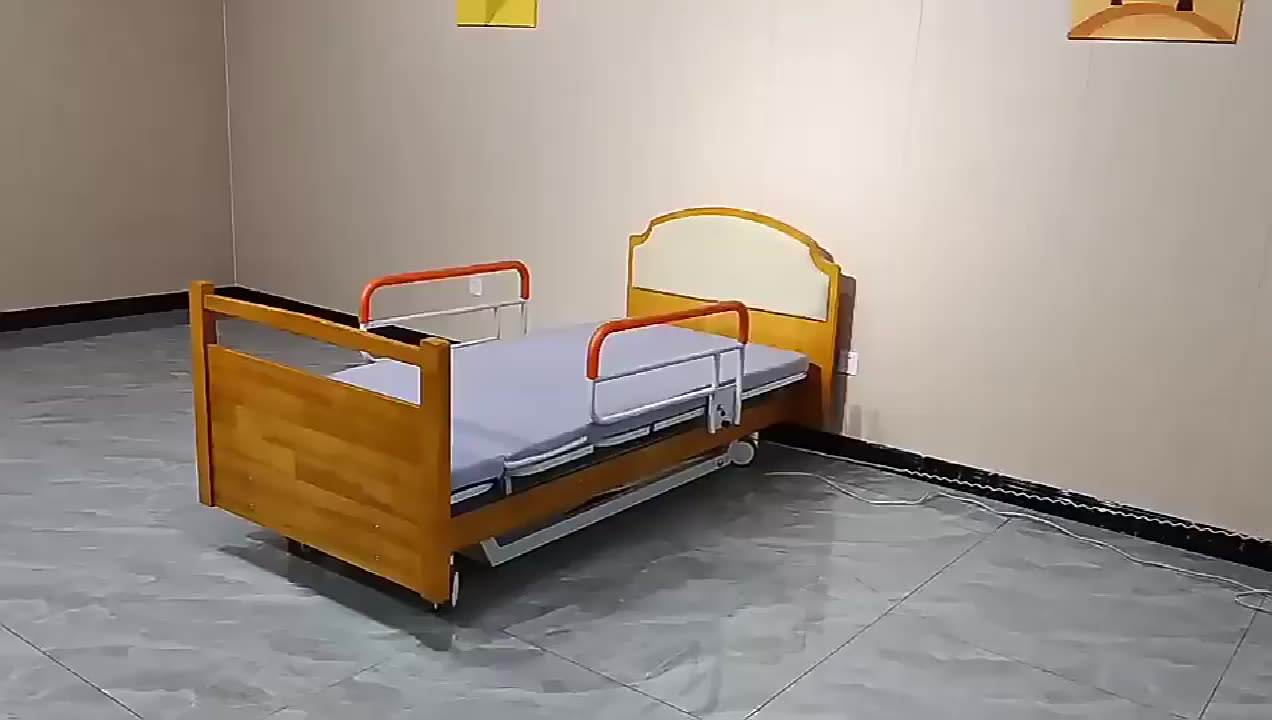  Luxury Home Care Electric Rotary Nursing Bed Rotation Hospital Bed for Nursing Home