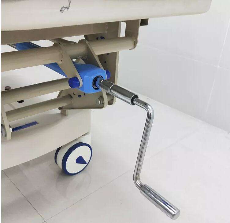 Manuel manuel hydraulique lit ABS Plastique d'urgence médicale civière de transport de patient