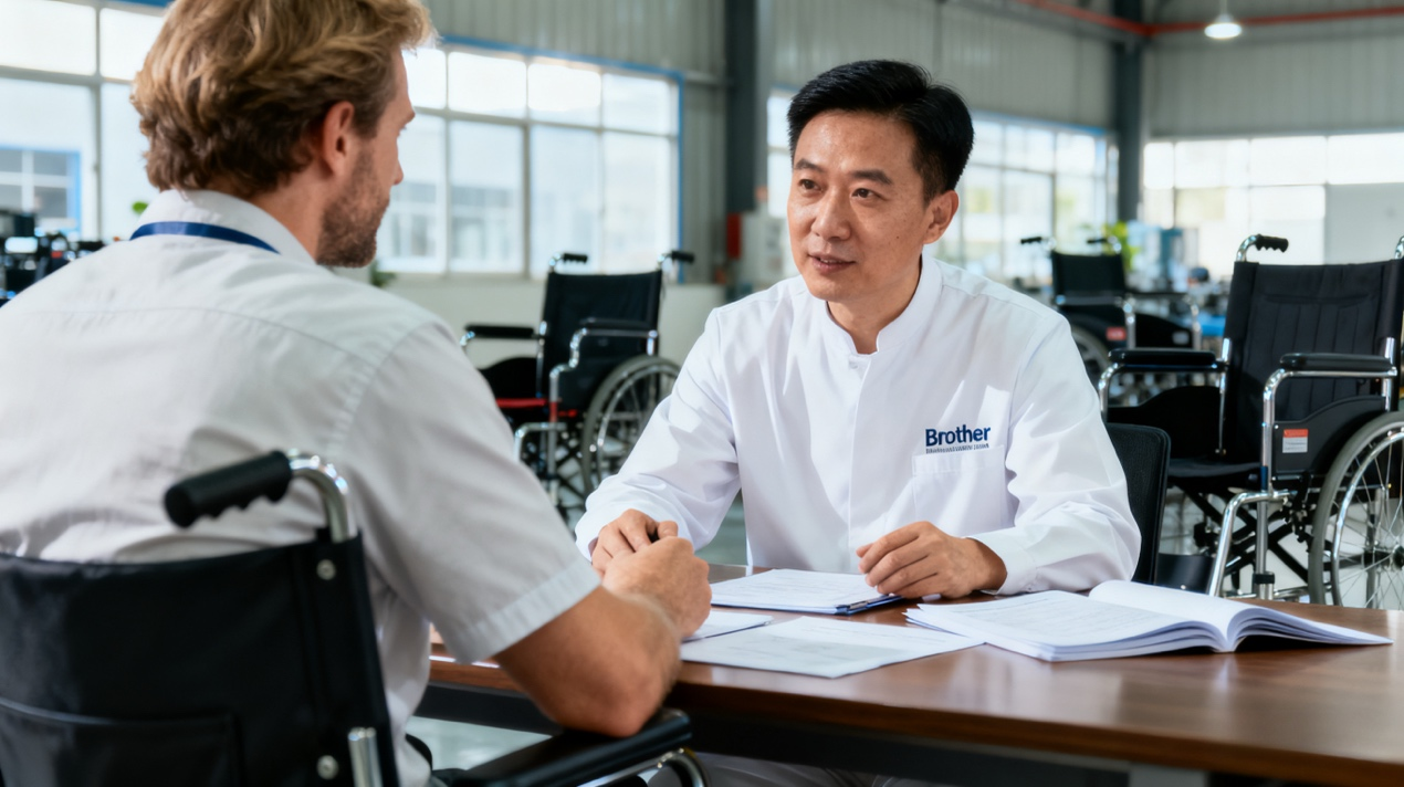 En partenariat avec Brother Medical certifi&eacute; CE par la FDA, nous vous proposons des solutions de fauteuils roulants personnalis&eacute;es.
