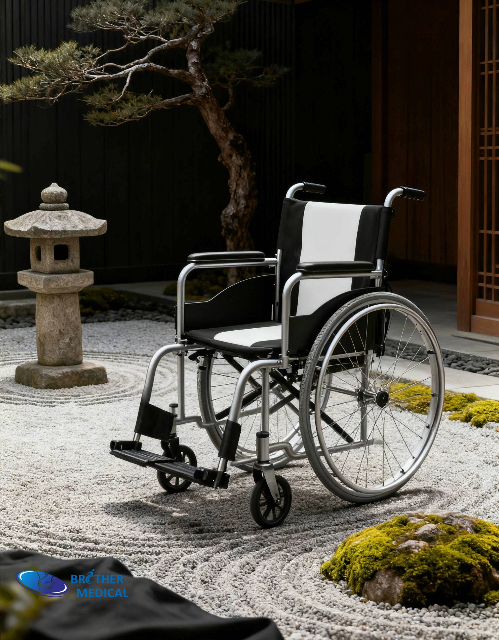 Conception de fauteuil roulant de style japonais et cor&eacute;en