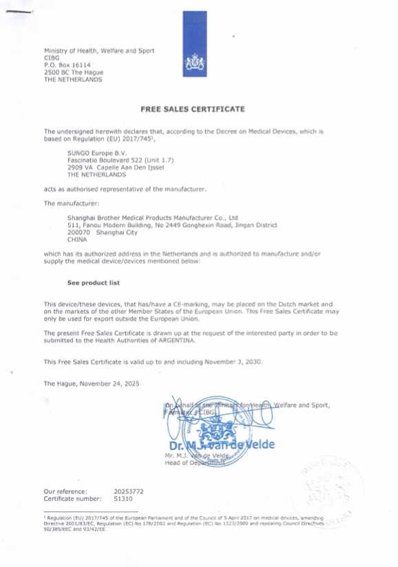  Certification de La Haye FSC Sungo CERTIFICAT DE VENTE GRATUIT 