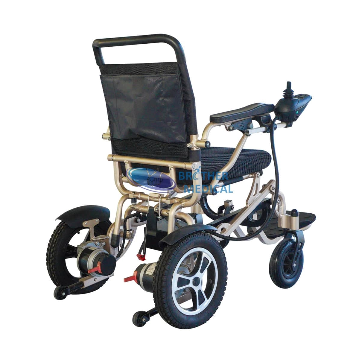 Fauteuil roulant électrique en aluminium léger avec batterie au lithium