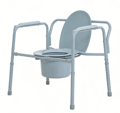 Commode de chevet bariatrique en gros - Cadre en acier pliable, capacité de 500 lb/650 lb/1 000 lb - Approuvé FDA et CE
