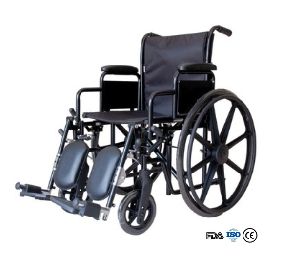 BME4618 Fauteuil roulant manuel bariatrique robuste de 22 pouces