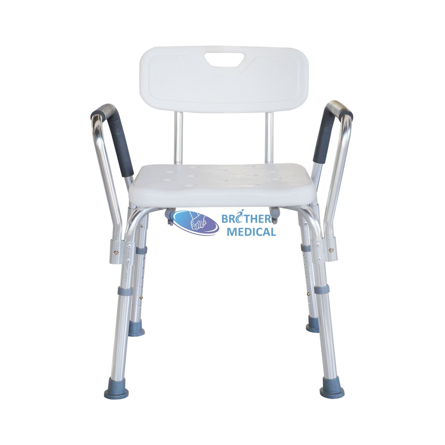 Tabouret de douche chaise de douche sûre avec bras et dossier
