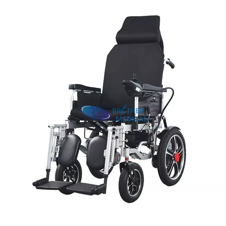 Fauteuil roulant électrique réglable à hauteur légère avec conception personnalisée