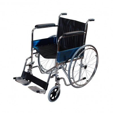 Fauteuil roulant léger chromé 809
