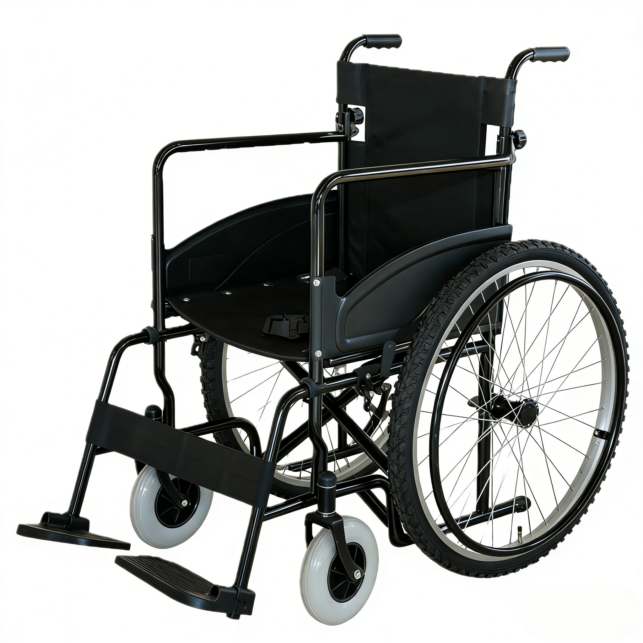 Fauteuil roulant tout terrain économique, pliable, design compact | Fabricant rentable