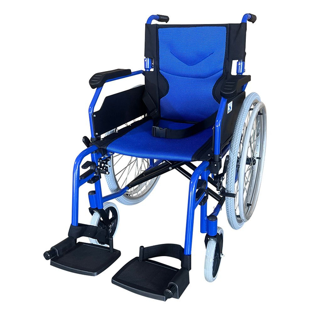 Transporter des fauteuils roulants en aluminium mobile