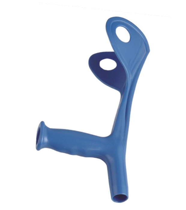 Appuyez sur la béquille du coude pour la jambe cassée