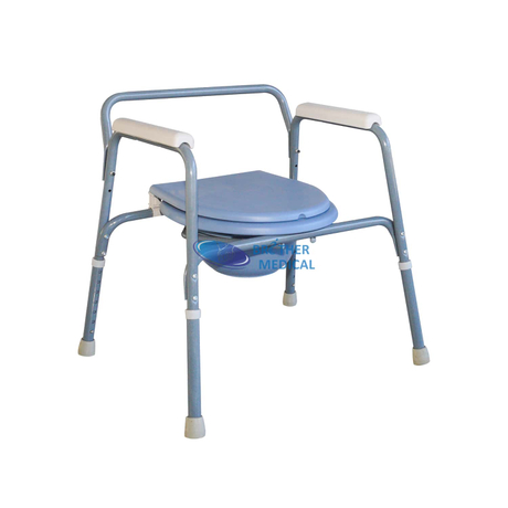 Douche de chaise de commode de grande taille réglable en hauteur