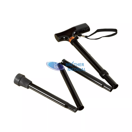 Cruit portable réglable de canne en aluminium pliant pour la marche