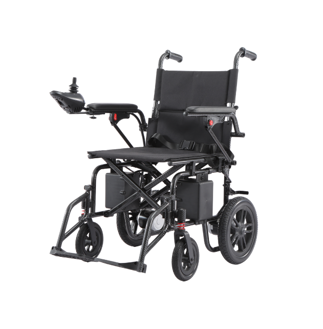 Fauteuil roulant électrique robuste en acier au carbone BME1906 avec batterie au plomb