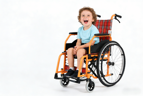 Fauteuil roulant pédiatrique personnalisé | Hauteur réglable et largeur de siège personnalisée