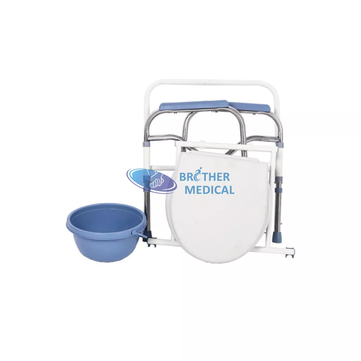 Chaise de douche de commode pliante légère pour personnes âgées