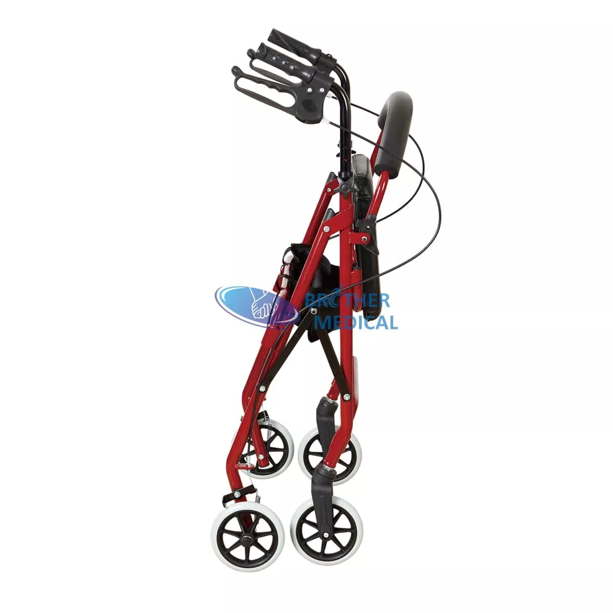 Rolllateur en aluminium pliant avec siège pour handicapés