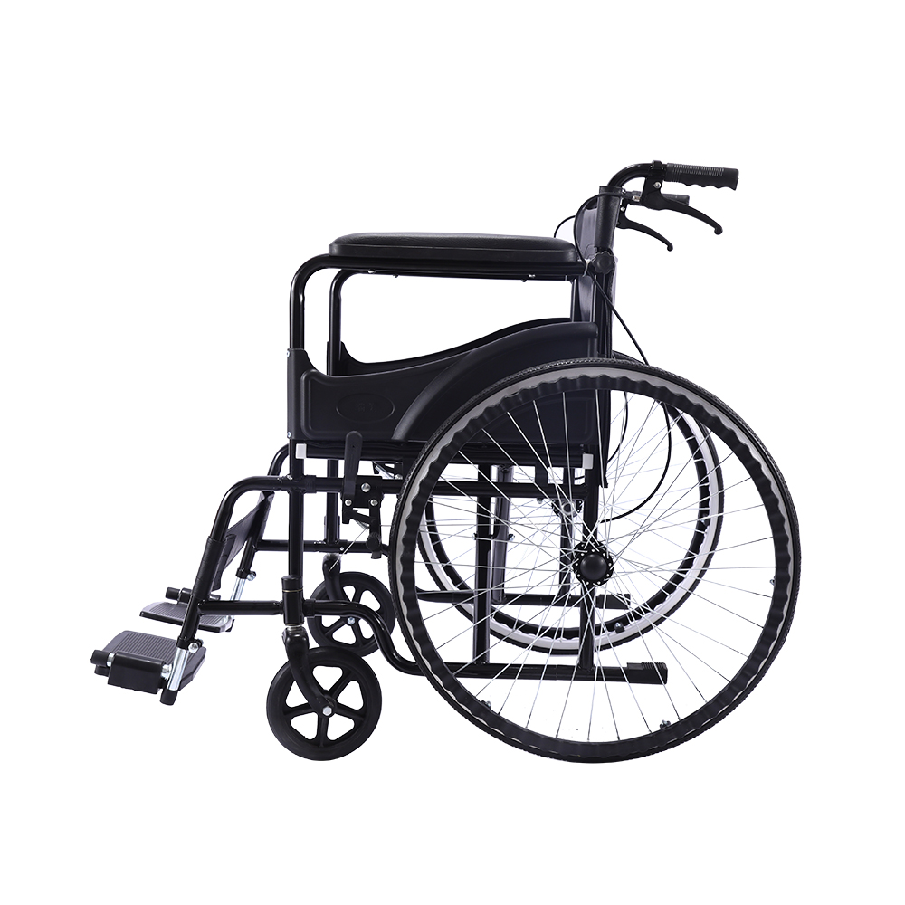 Prix ​​pas cher Nouveau fauteuil roulant pliable en acier