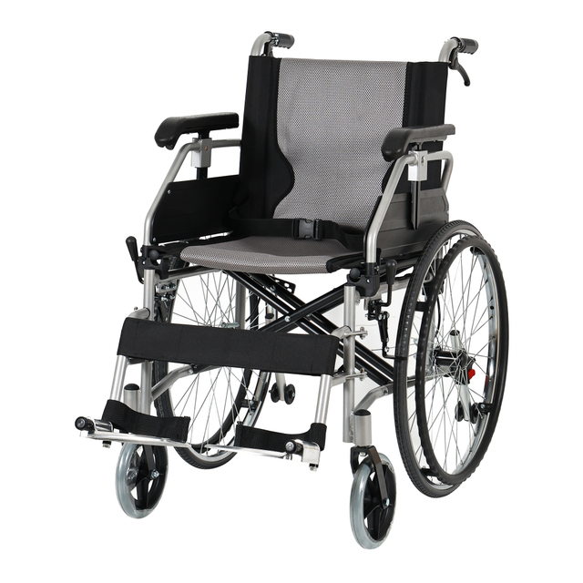Fauteuil roulant à hauteur multifonctionnelle en aluminium