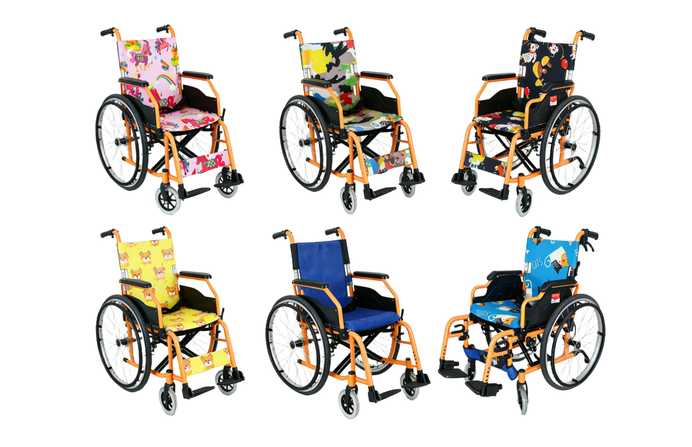 Fauteuil roulant pédiatrique personnalisé | Hauteur réglable et largeur de siège personnalisée