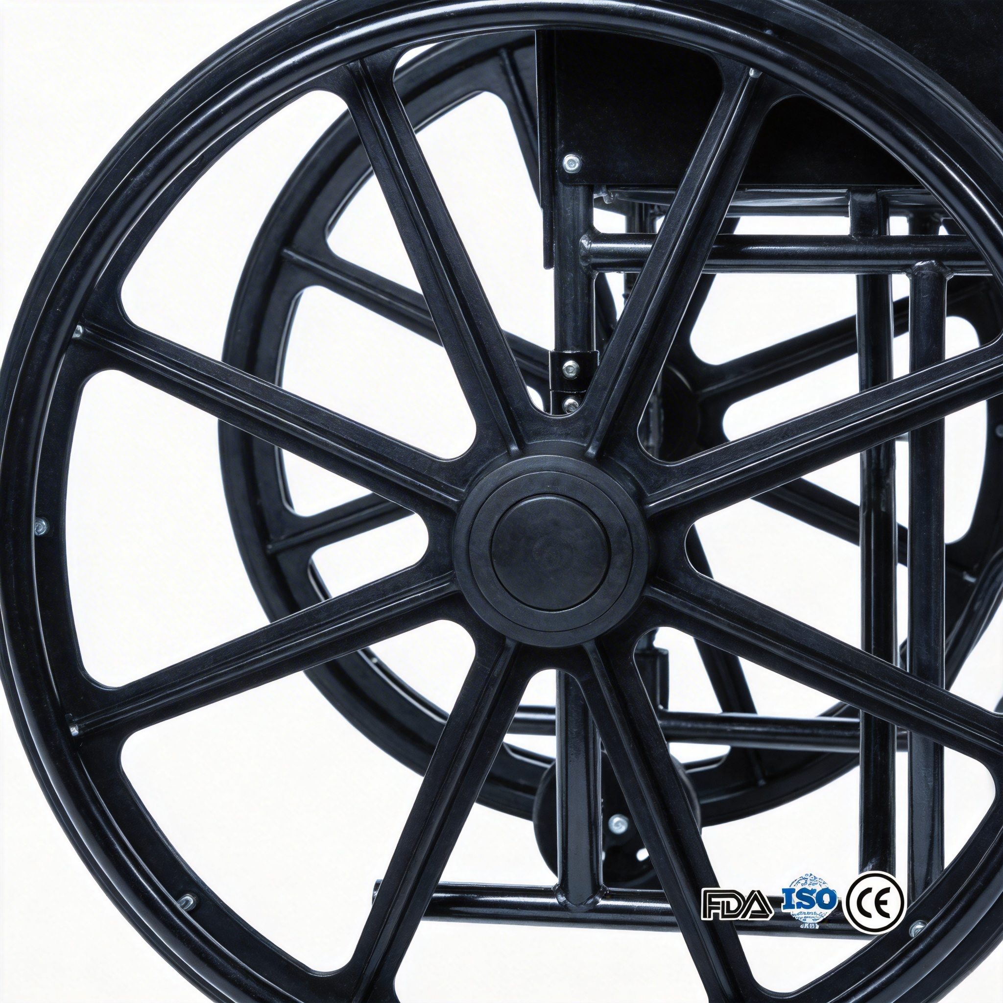 BME4618 Fauteuil roulant manuel bariatrique haute capacité de 28 pouces | Charge maximale de 500 lb