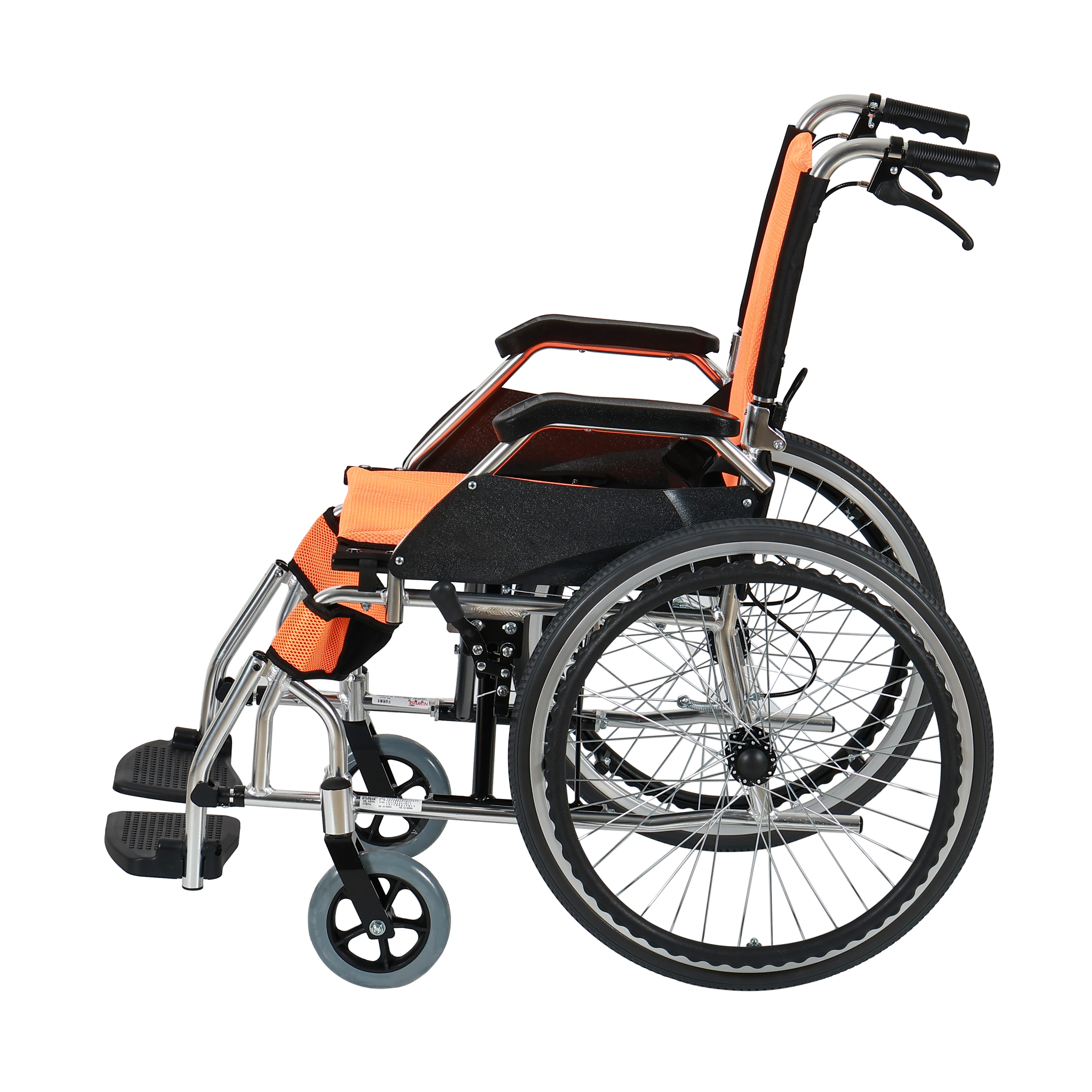 Tout terrain en aluminium en fauteuil roulant