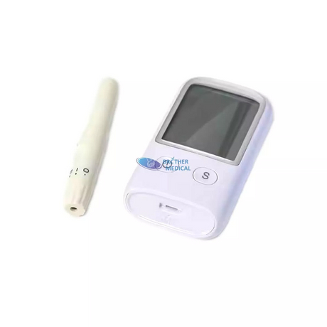 Glucomètre médical Kit de test du diabète numérique pas de codage compteur de glucose avec écran LCD