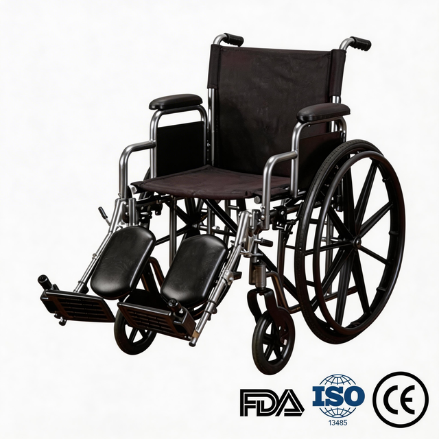 BME4618 Fauteuil roulant manuel bariatrique haute capacité de 26 pouces | Charge maximale de 450 lb