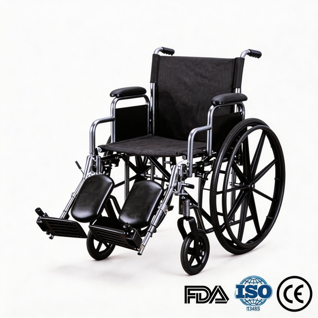 BME4618 Fauteuil roulant manuel bariatrique haute capacité de 24 pouces | Charge maximale de 400 lb