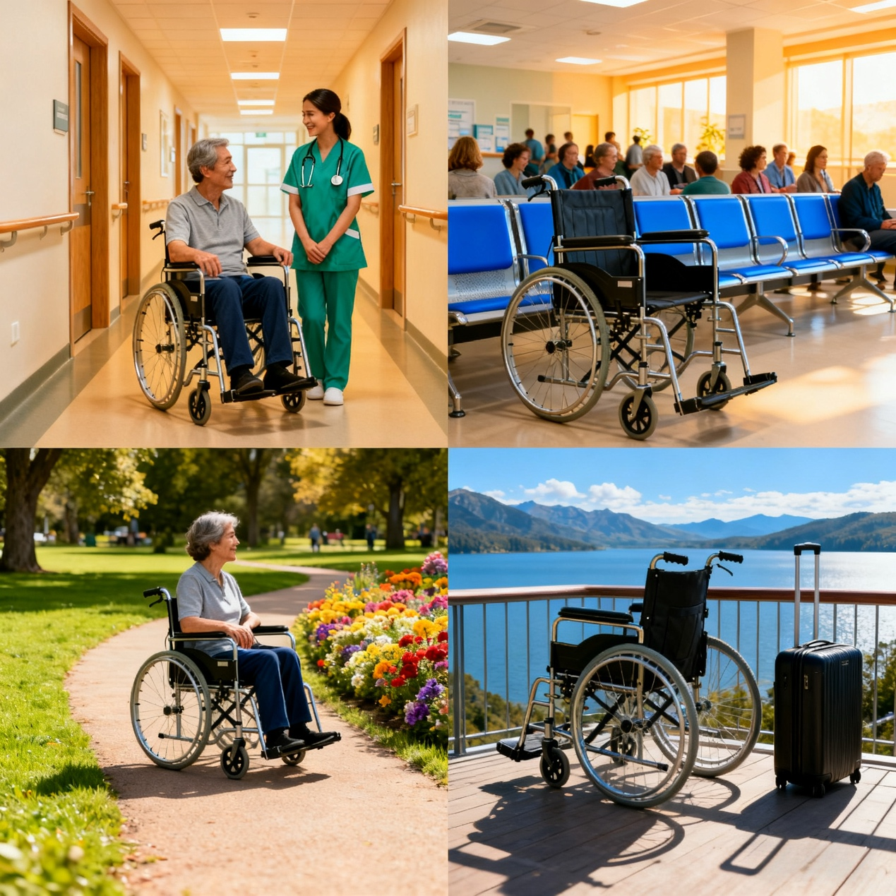 sc&eacute;narios applicables aux fauteuils roulants