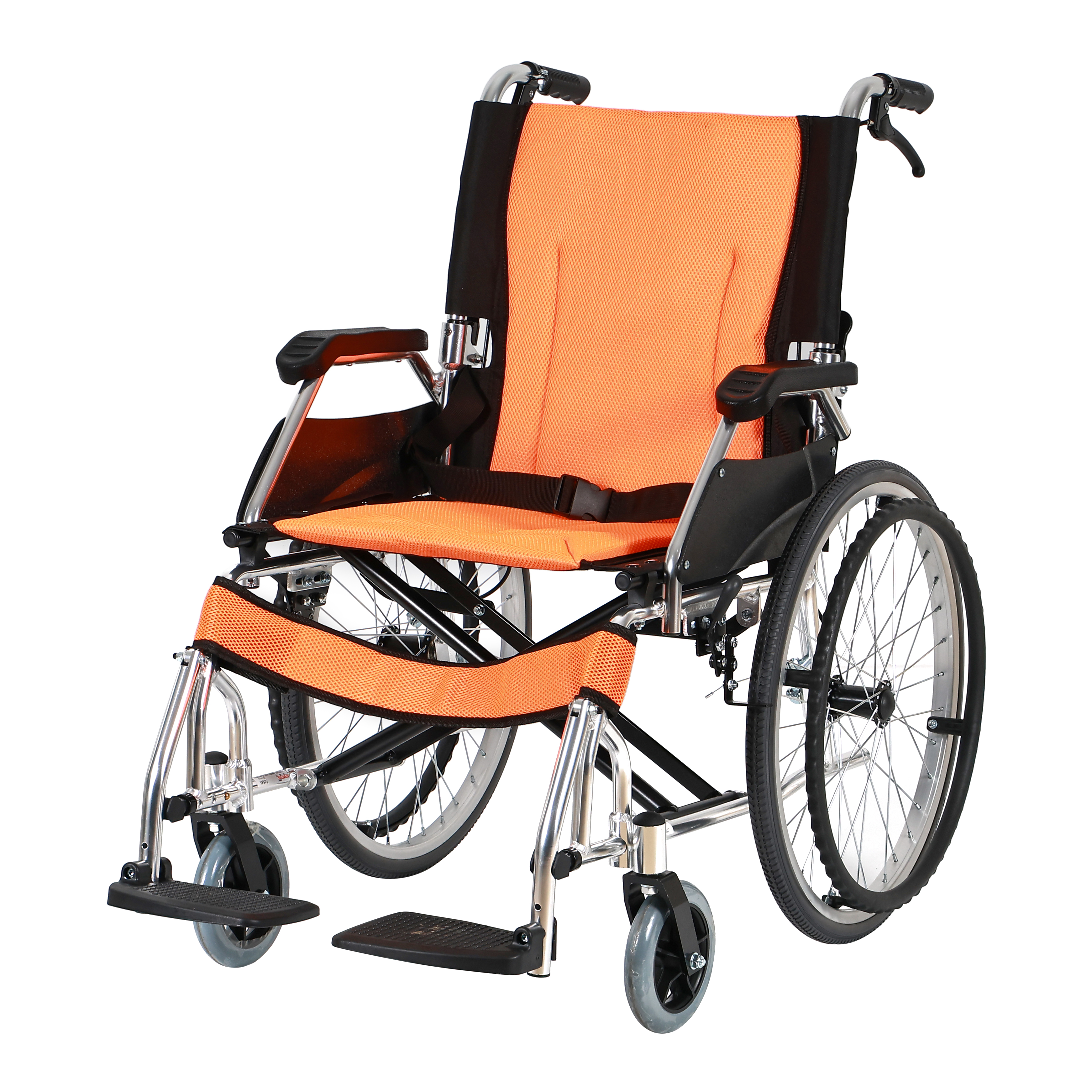 Tout terrain en aluminium en fauteuil roulant