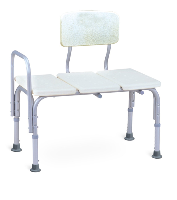 Chaise de douche glissante pour baignoire avec roues