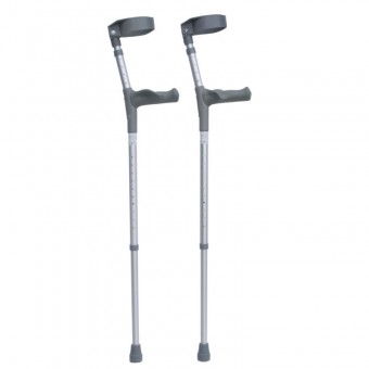 Appuyez sur la béquille du coude pour la jambe cassée