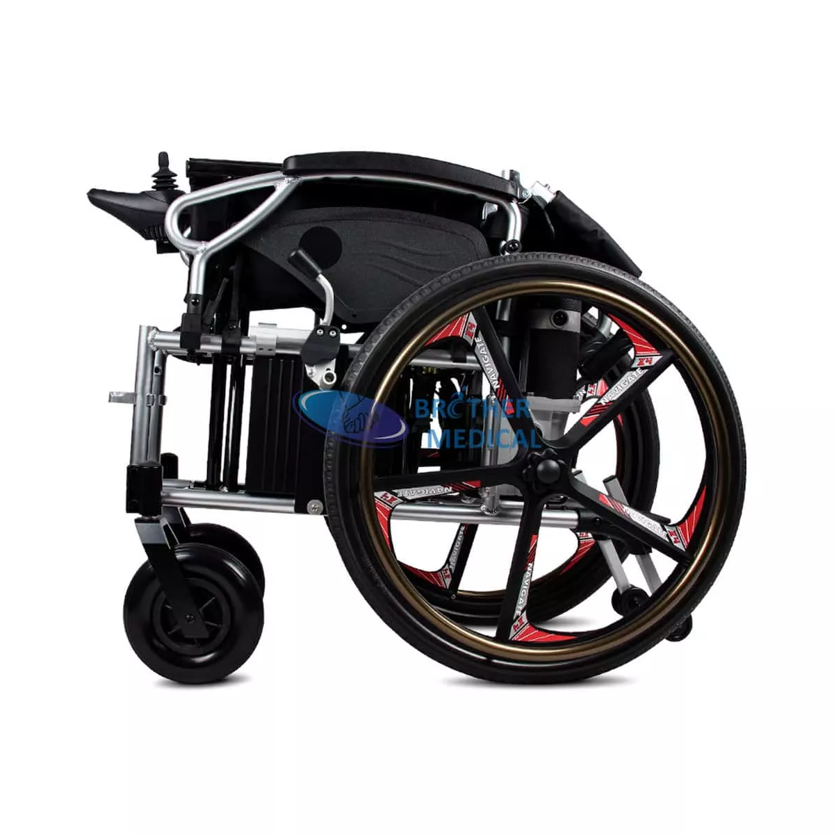 Fauteuil roulant électrique en aluminium pour les jeunes adultes