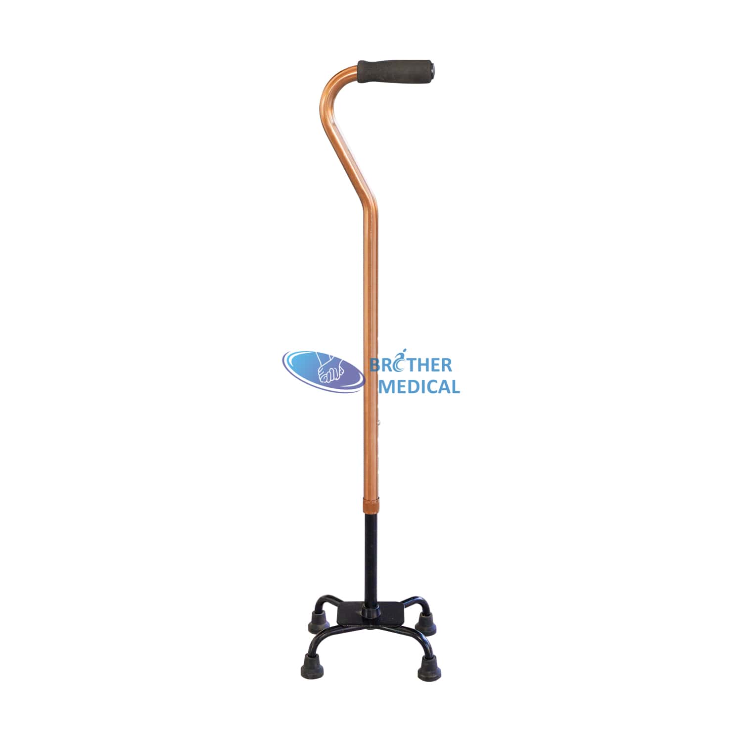 Cane quadriclé réglable pour la stabilité