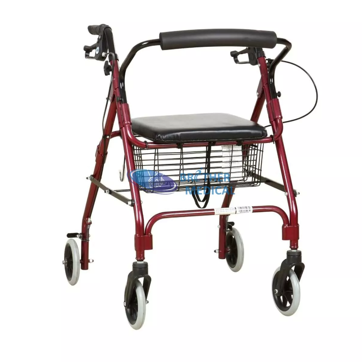 Rolllateur en aluminium pliant avec siège pour handicapés