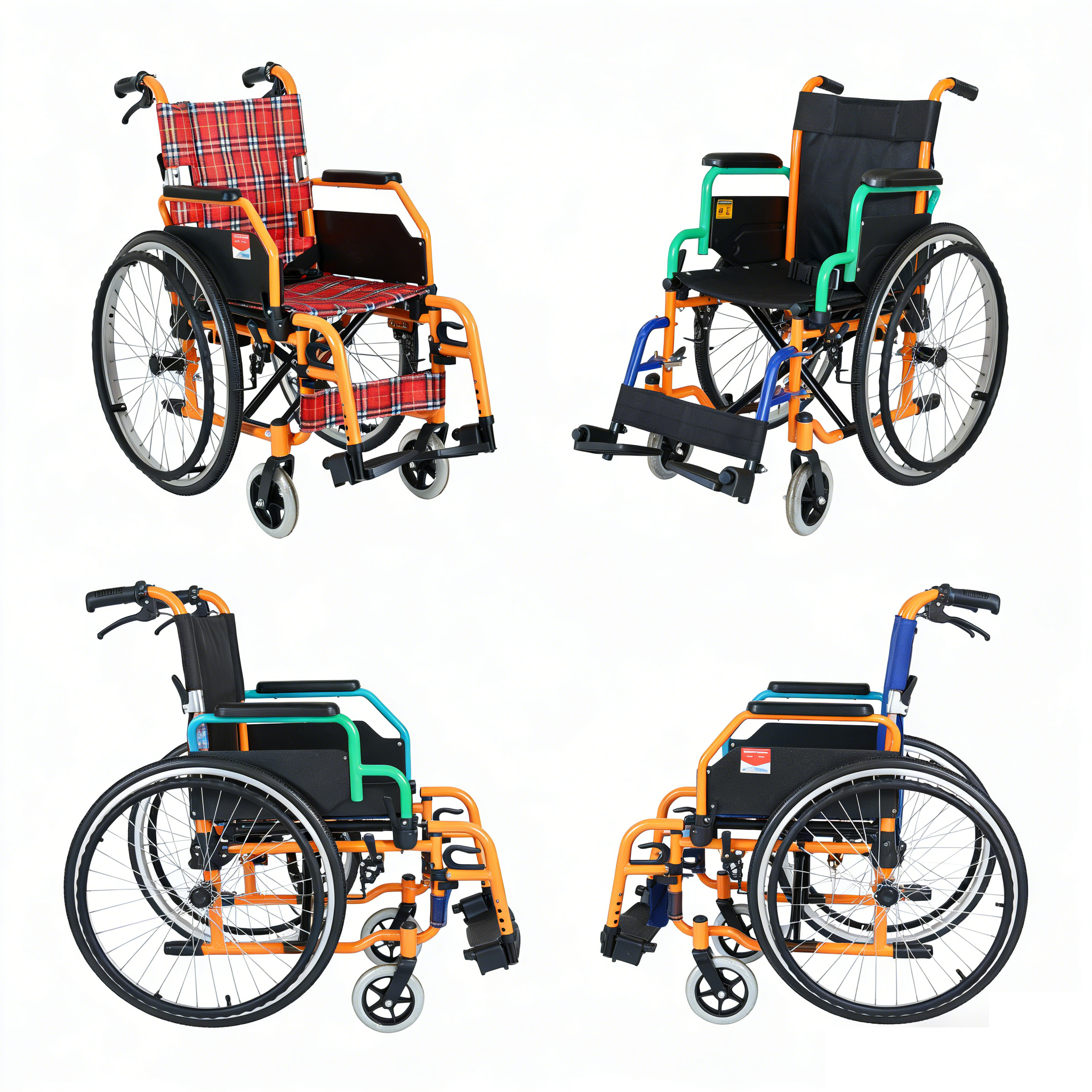 Fauteuil roulant pédiatrique personnalisé | Hauteur réglable et largeur de siège personnalisée