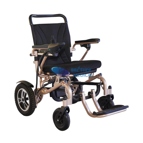 Fauteuil roulant électrique en aluminium léger avec batterie au lithium