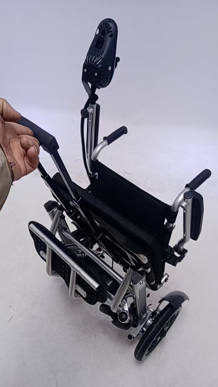 Fauteuil roulant électrique ultra léger 17 kg | Fauteuil roulant électrique pliant en aluminium pour un transport facile
